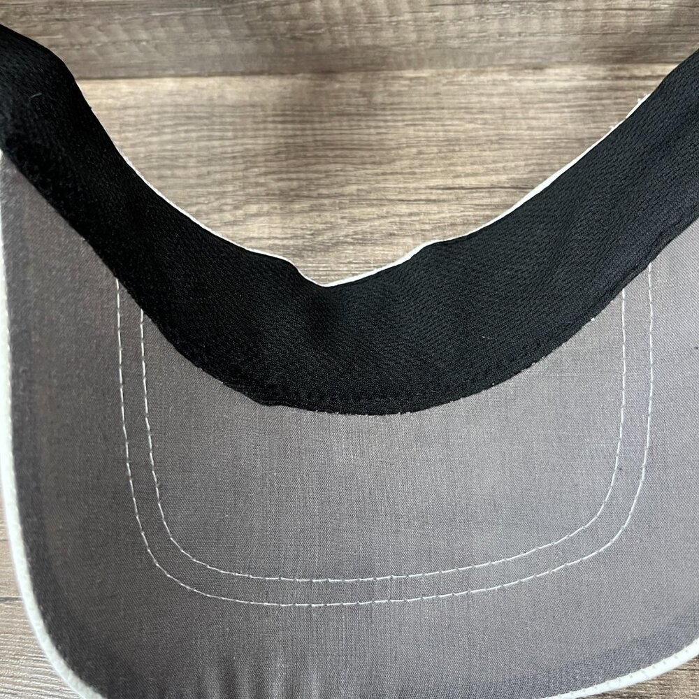 Ping Visor Hat White Red Adjustable Hook and Loop One Size Golf - Picture 6 of 8